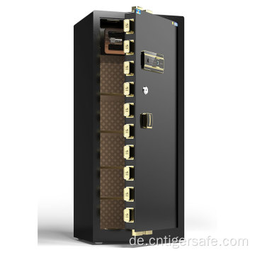 Tiger Safes Classic Series-Black 180 cm High Fingerabdruck Schloss